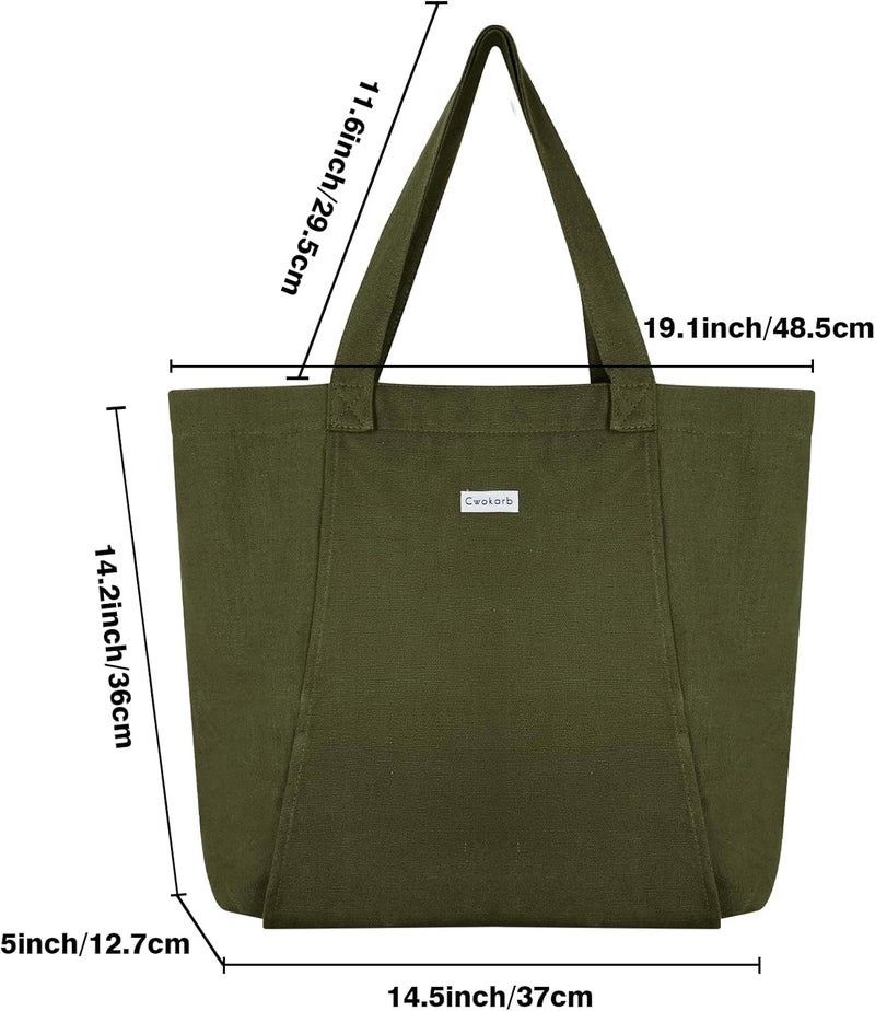 Cwokarb Yoga Bags for Women with Yoga Mats Bags Carrier Carryall Canvas Tote for Pilates Shoulder for Travel Office Beach Workout - Image 2